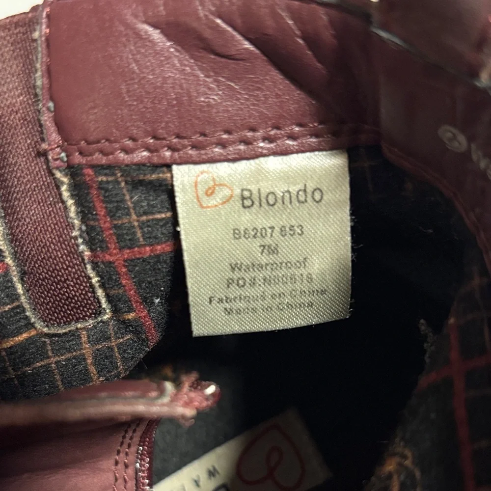 Blondo Burgundy Ankle Booties -GB2